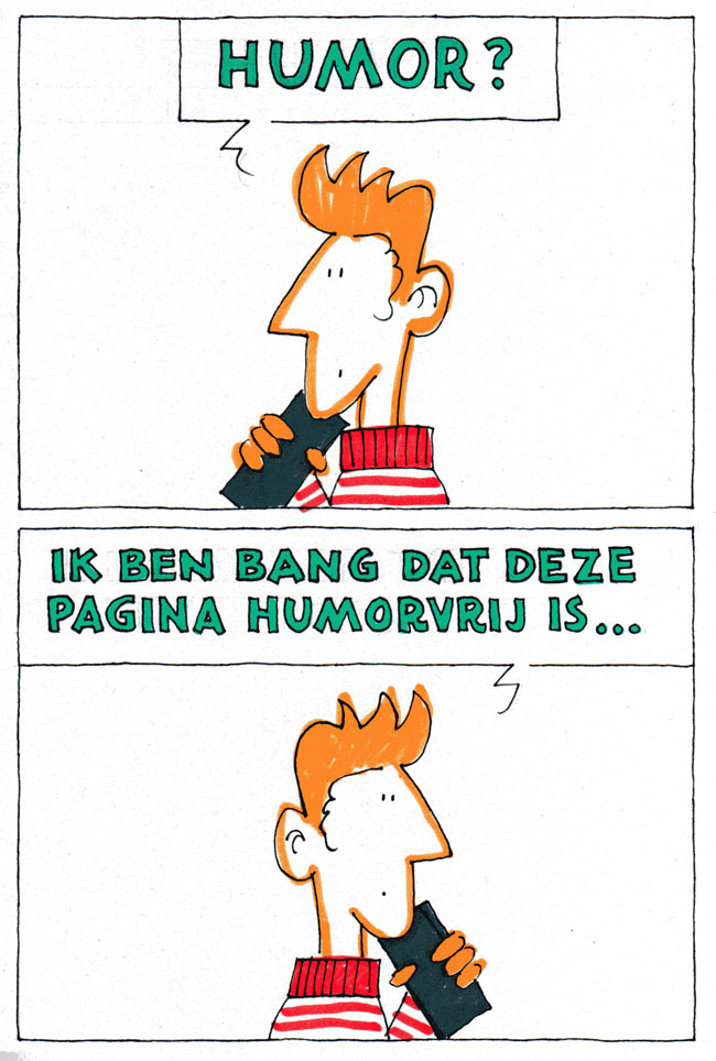een humorvrije pagina...
