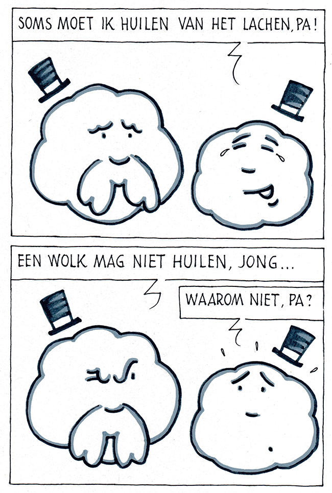 huilen van het lachen