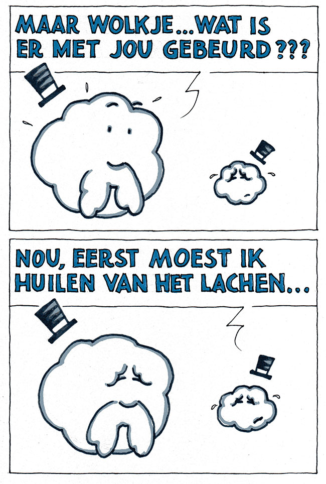 ik moest huilen van het lachen...