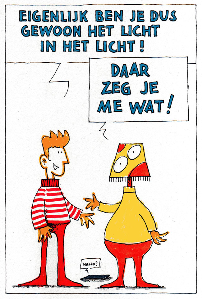 het licht in het licht...