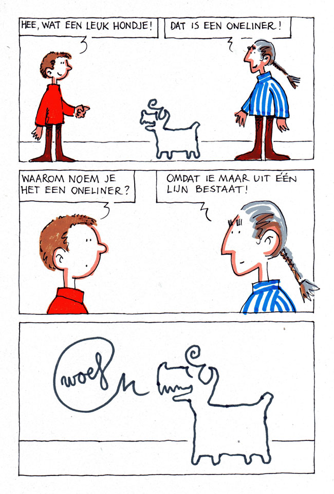 een echte oneliner...