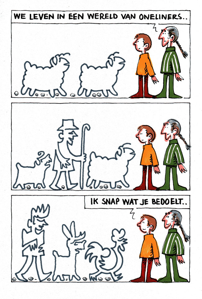 een wereld van oneliners...