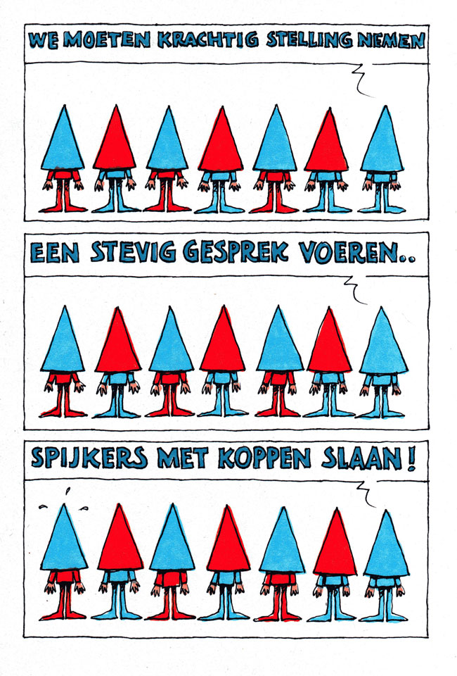 spijkers met koppen...