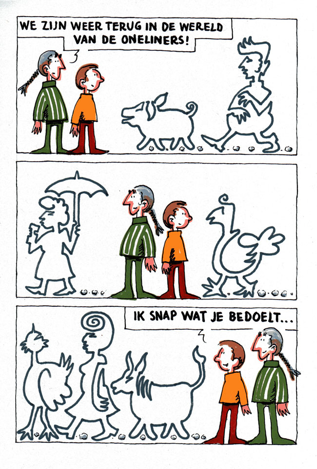 de werelkd van de oneliners...