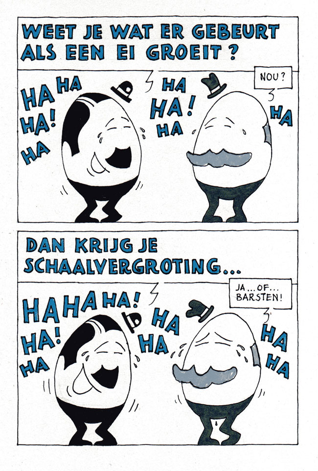 schaalvergroting...
