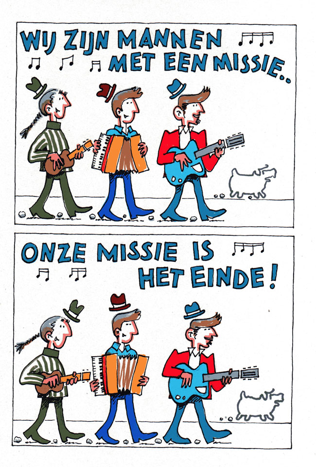 mannen met een missie...