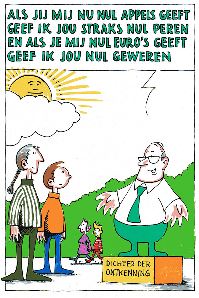 de dichter der ontkenning...