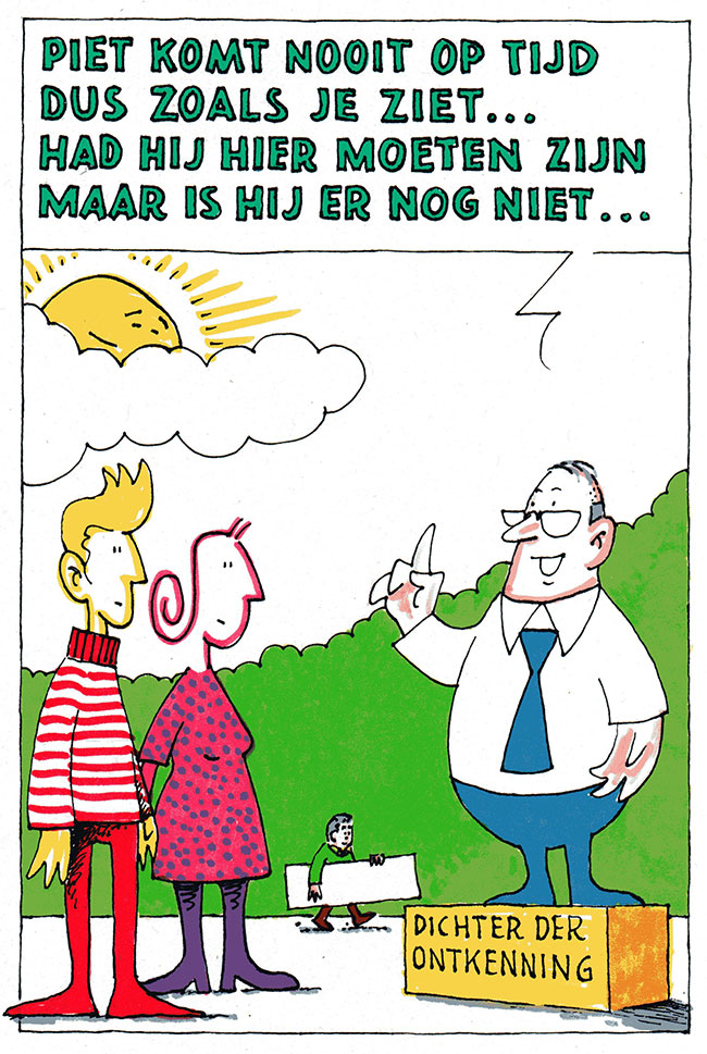 dichter der ontkenning...