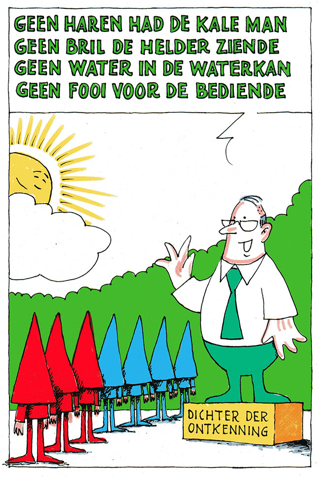 de dichter der ontkenning...
