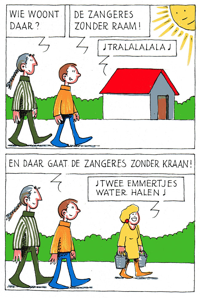 de zangeres zonder raam...