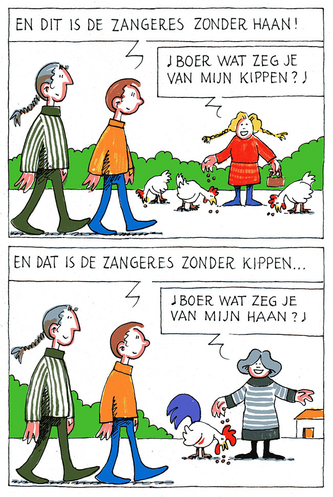 zangeres zonder haan...