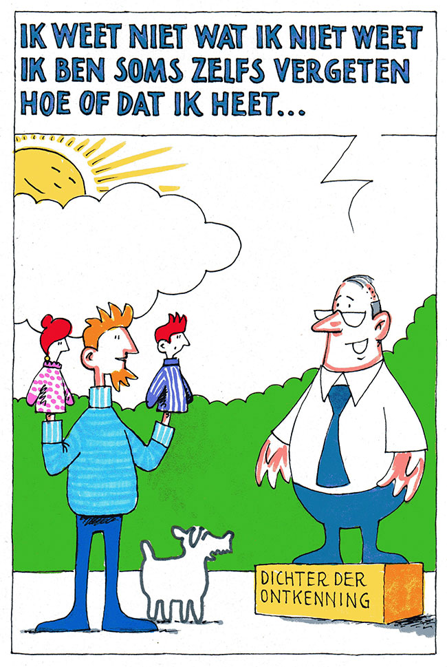 de dichter der ontkenning...