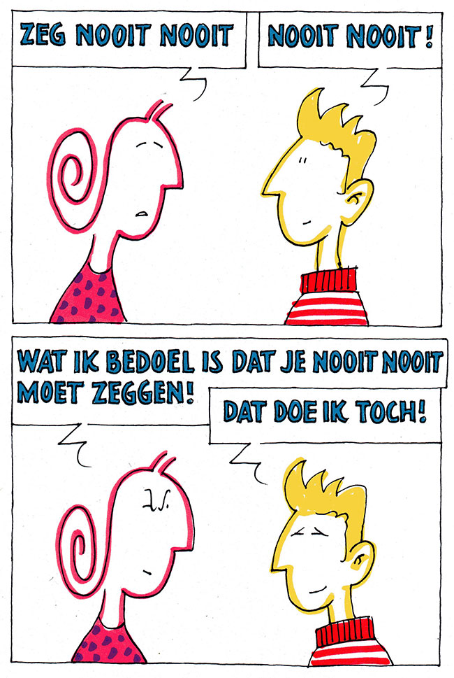 zeg nooit nooit