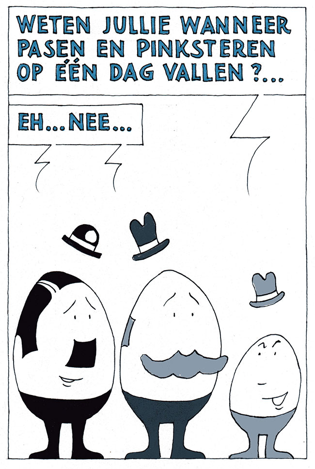 wanneer vallen pasen en pinksteren op 1 dag?