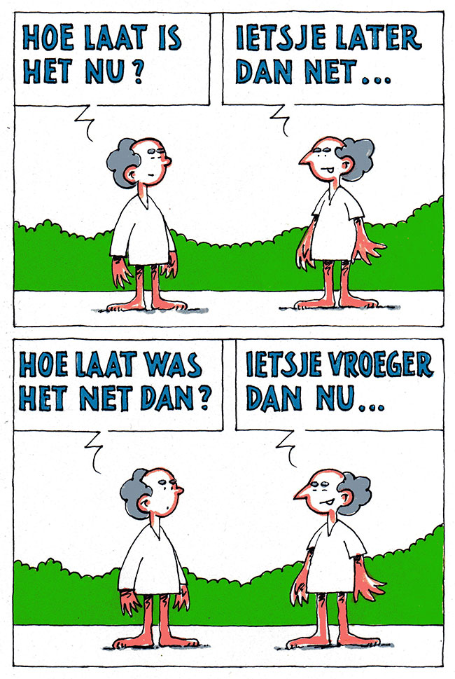 hoe laat is het nu?