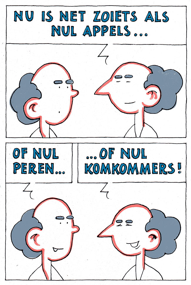 nul komkommers...