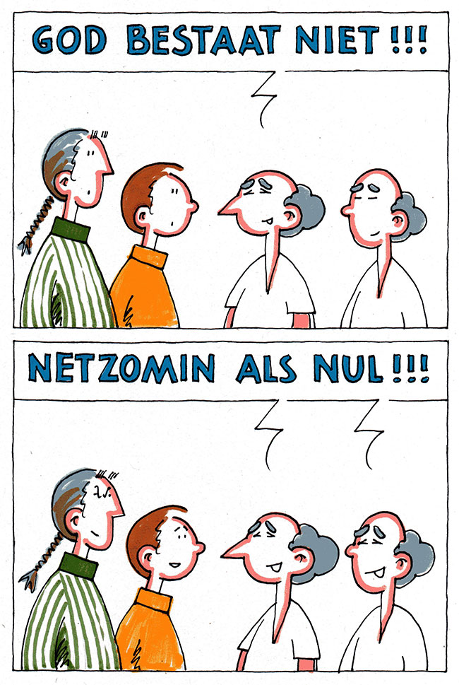 god bestaat niet...