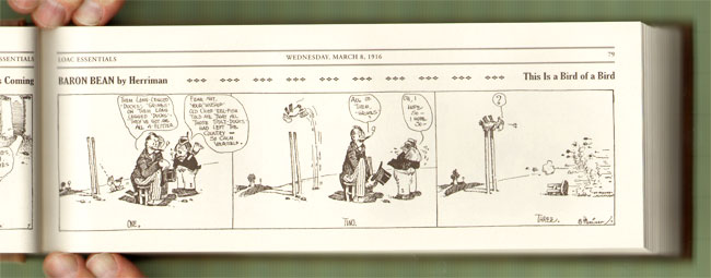 een strip per pagina...