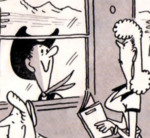 in de serie klassieke cartoons uit de jaren vijftig: clyde lamb