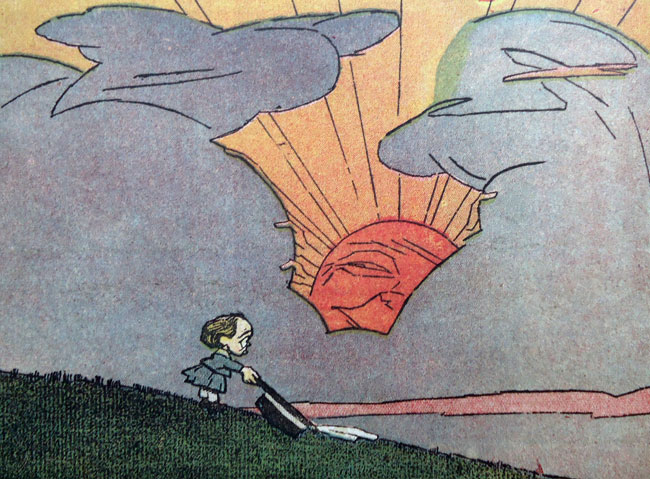 detail, tekening feininger...