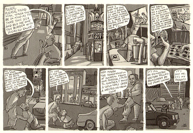 waarom de jonge man eenburger voor hem moet gaan kopen...