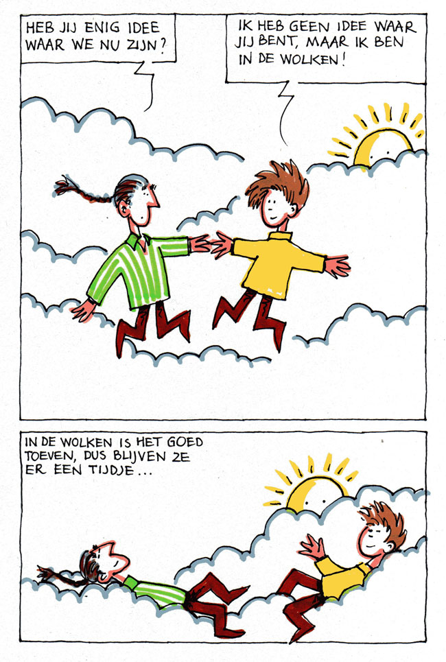 ik ben in de wolken...