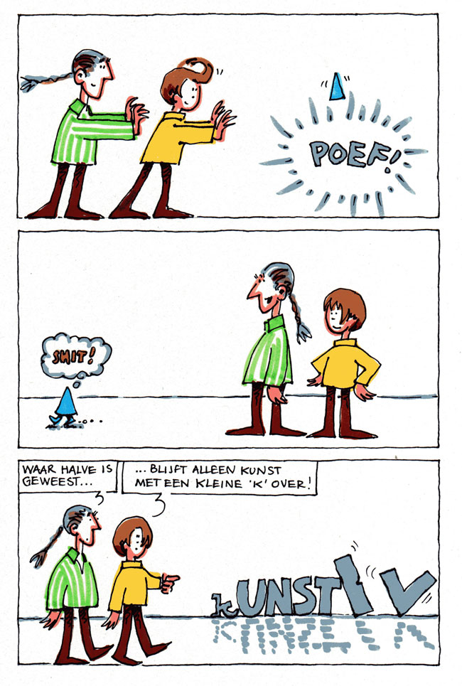 waar halve is geweest...