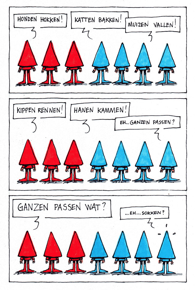 ganzen passen...