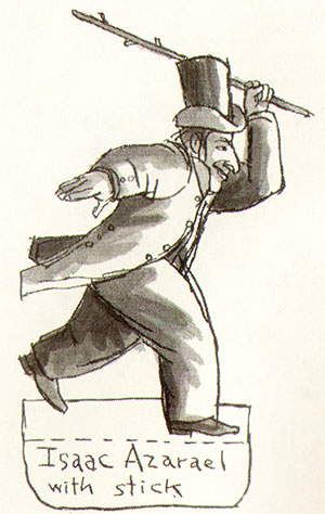 isaac azarael (met stok...)