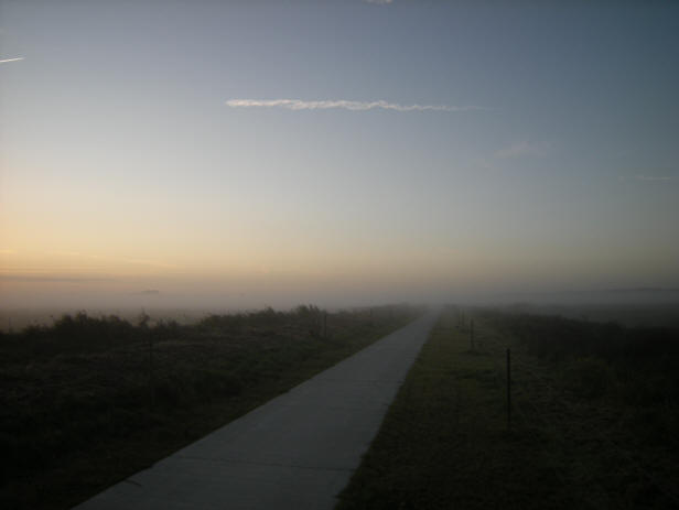 strepen in de lucht...