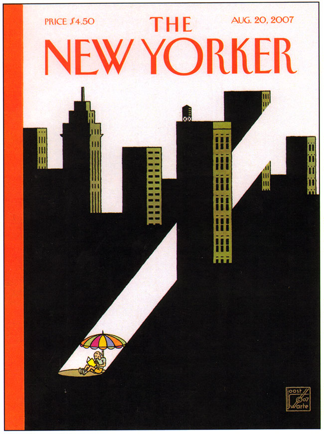 een van de covers dir swarte maakte voor the new yorker