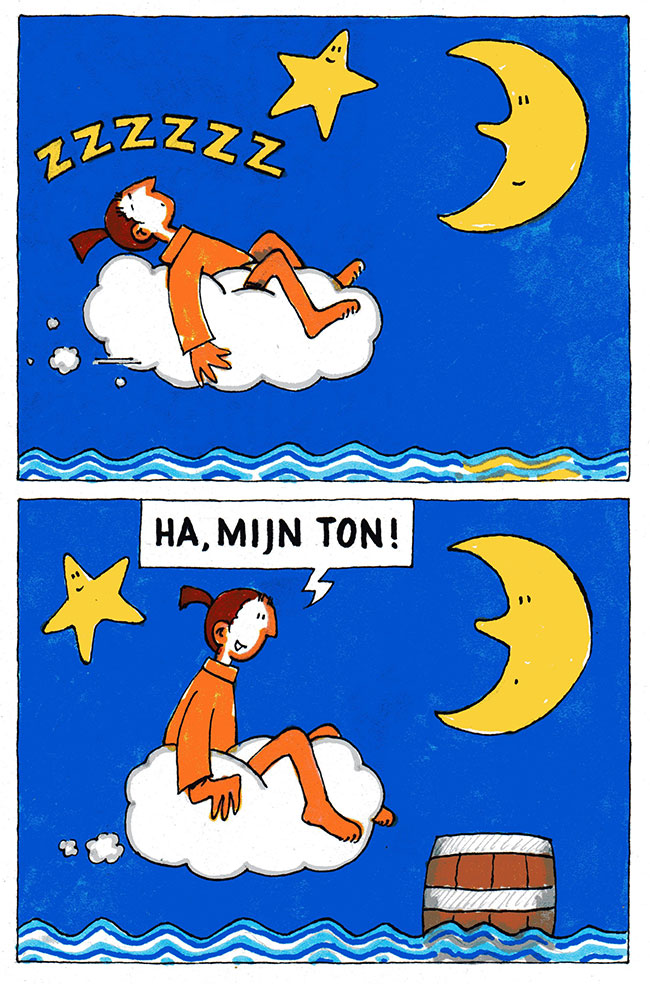 ha, de ton!