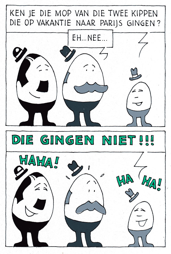 ken je die mop...