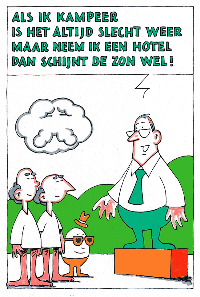 als ik kampeer...