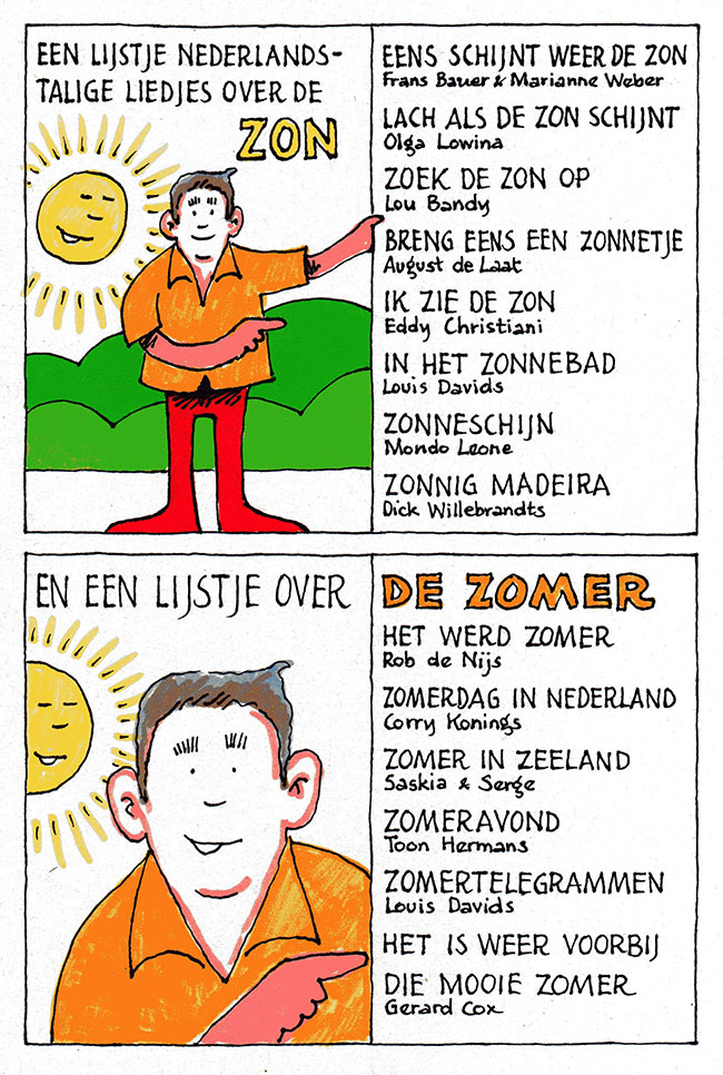 de lijstjesman...