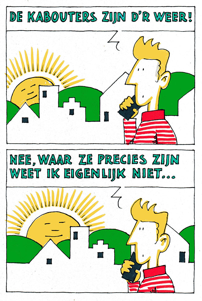 verwaalde beller in verwarring...