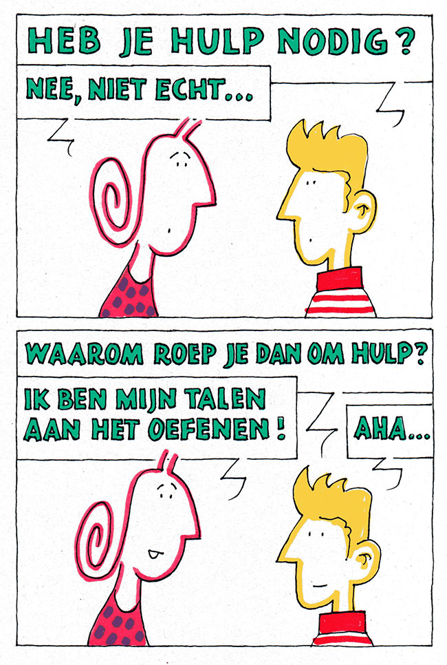 waarom roep je om hulp?