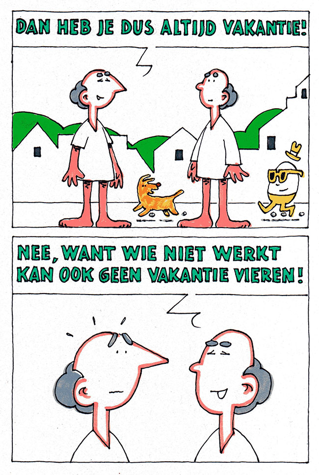 wie niet werkt...