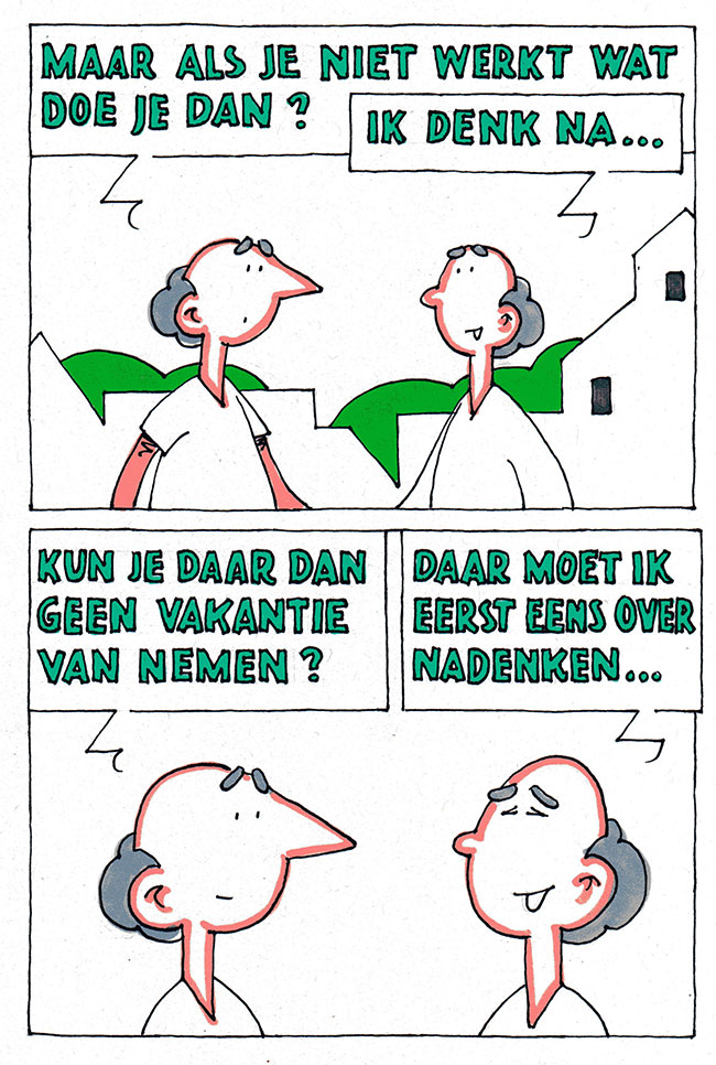 ik denk na...