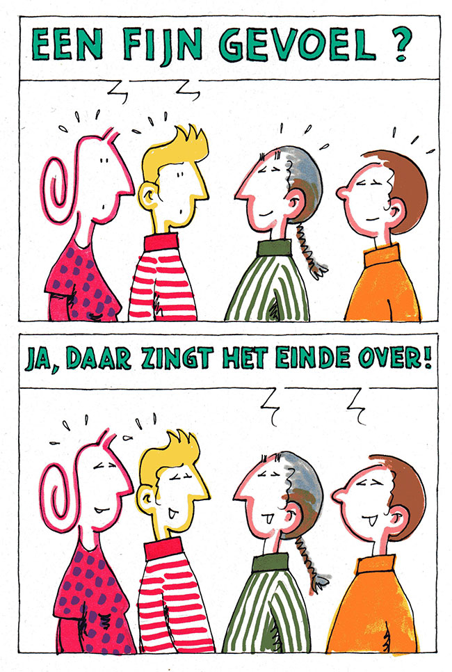 een fijn gevoel...