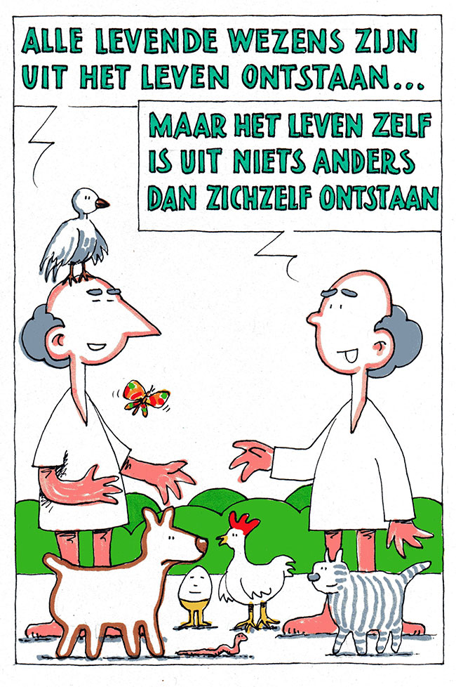 de antieke filosofen zijn op dreef...