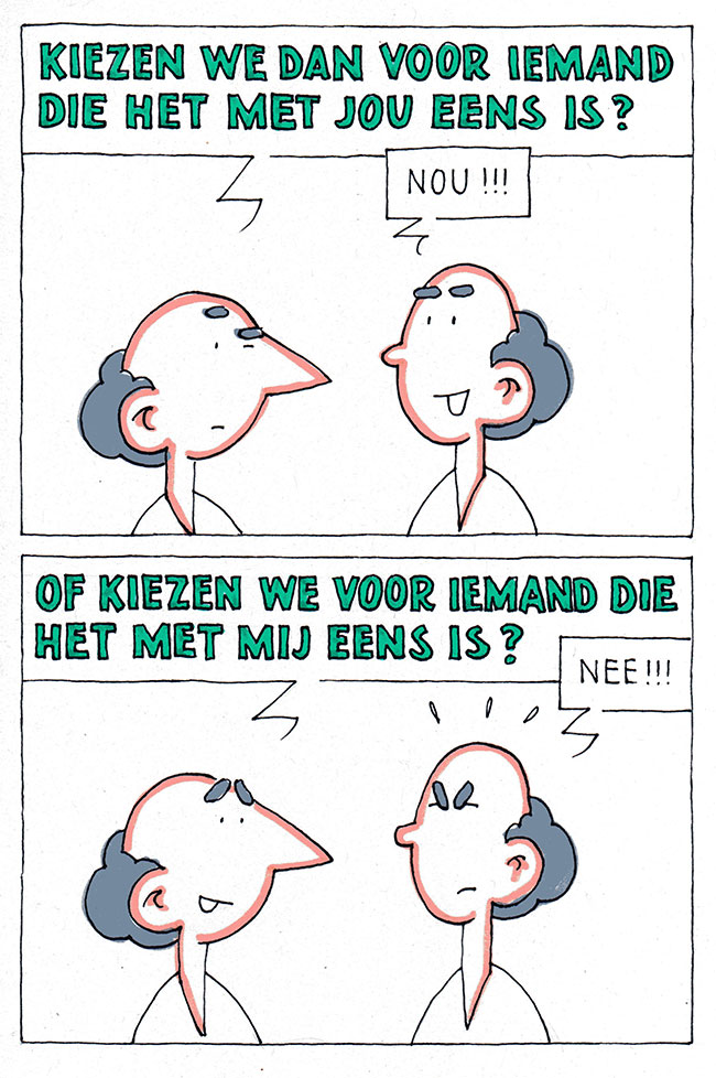 kiezen...