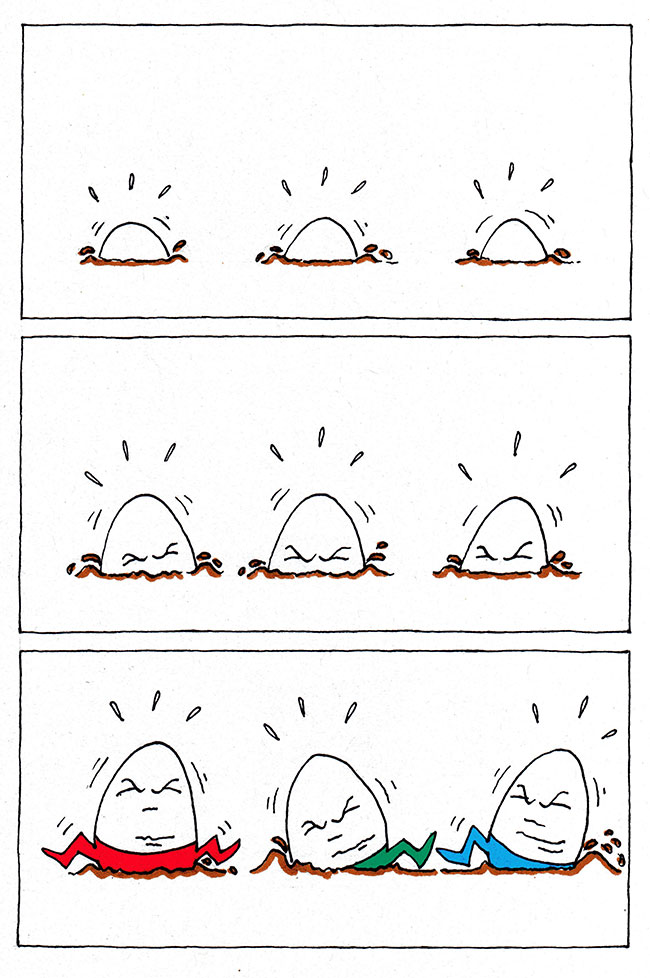 drie verse eieren