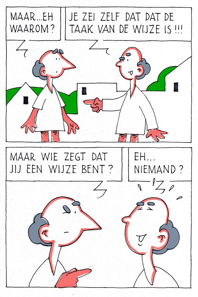wie zegt dat jij een wijze bent?