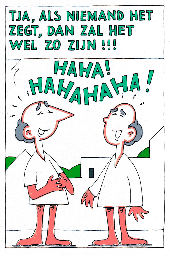 tja, als niemand het zegt...