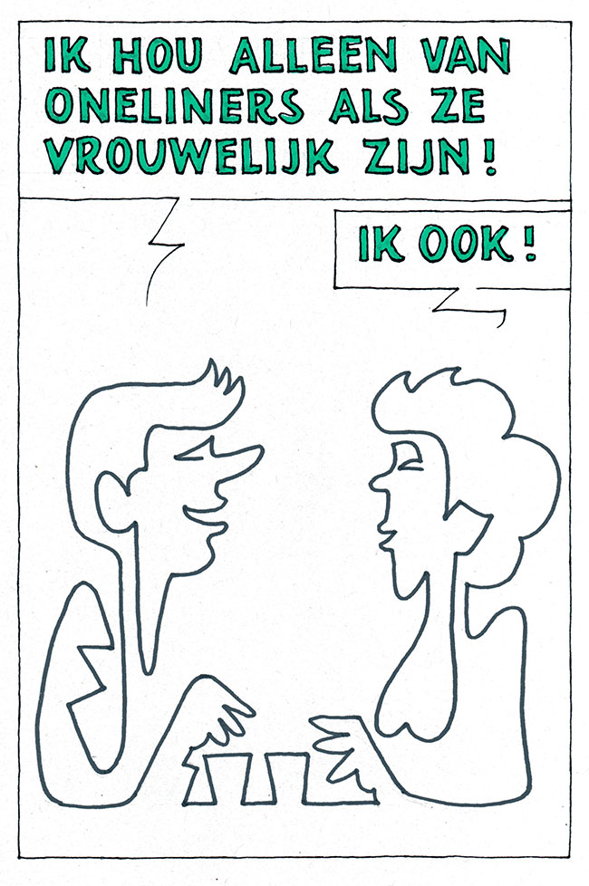 vrouwelijke oneliners...