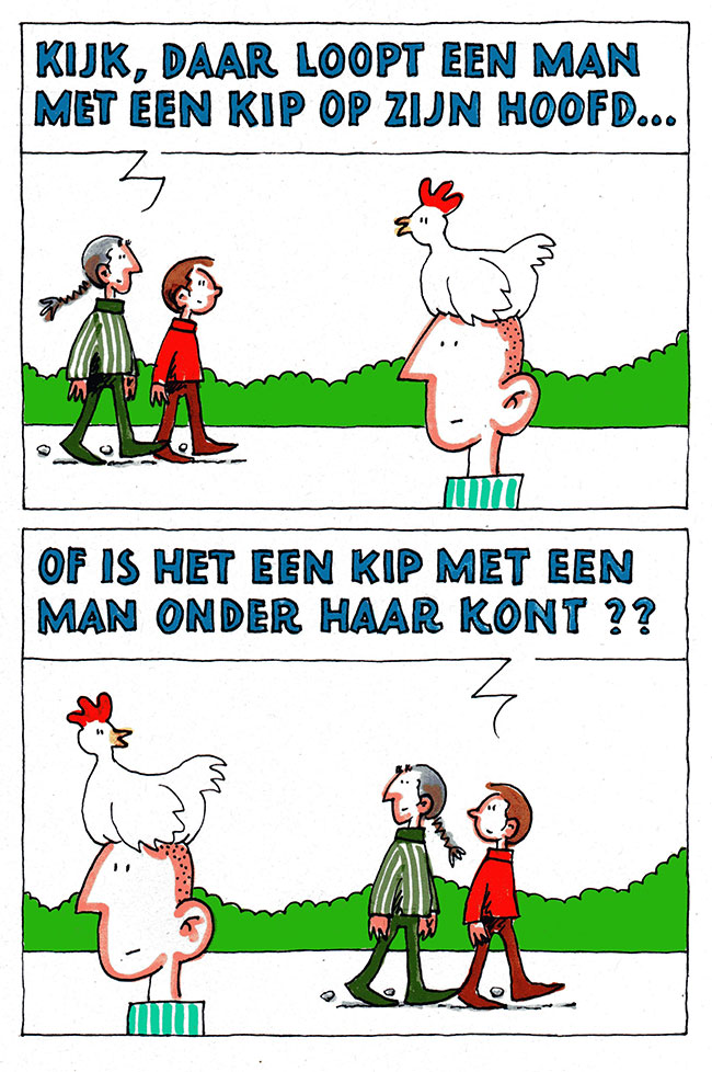 kip en man...