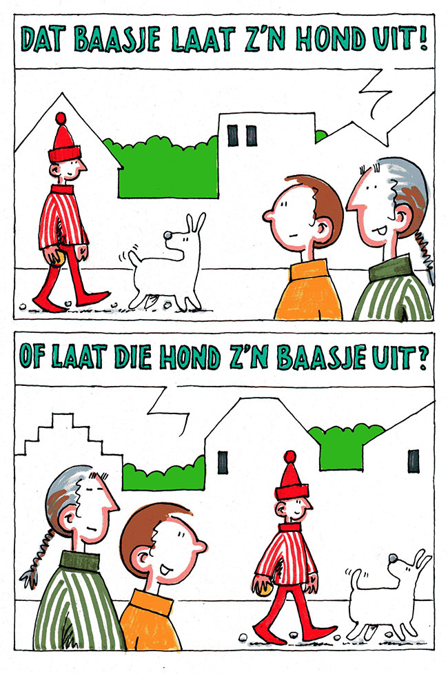 baasje en hond...