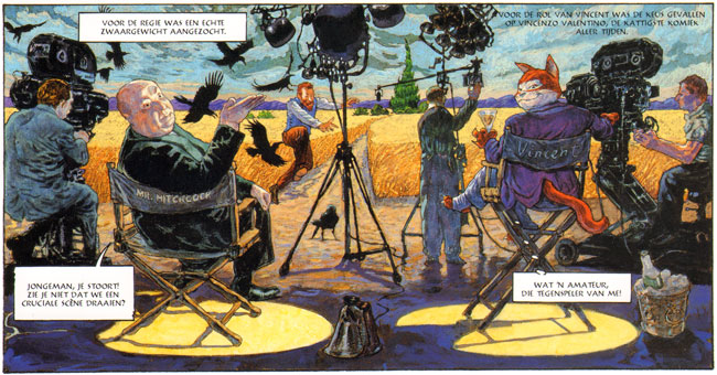 hitchcock en van gogh...