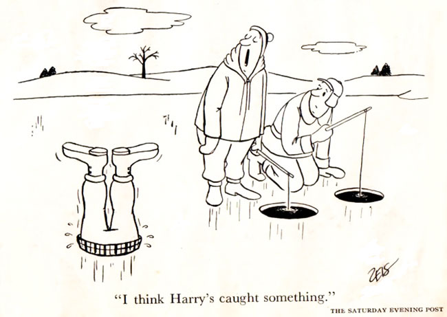 ik geloof dat harry iets gevangen heeft....
